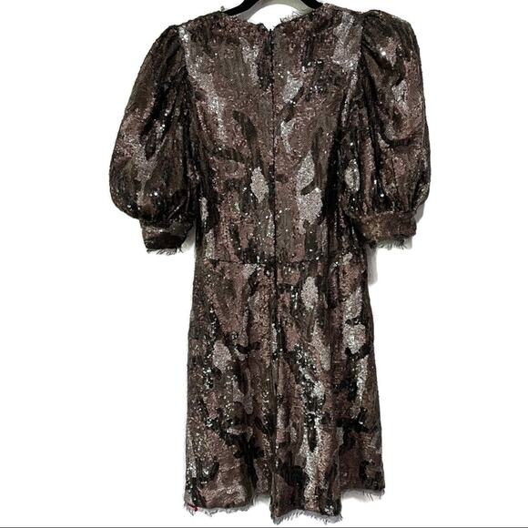 ZADIG & VOLTAIRE Royal Sequin Camo-Print A-Line Mini Dress Size XS NWT - Picture 8 of 12